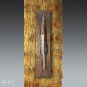 Antique Fudo Myoo Sword Plaque: Rare Japanese Buddhist Temple Folk Offering