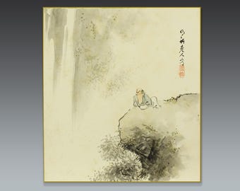 墨絵作品-水墨画-一点物-原画-オリジナル作品-クジラ-鯨 - Etsy 日本