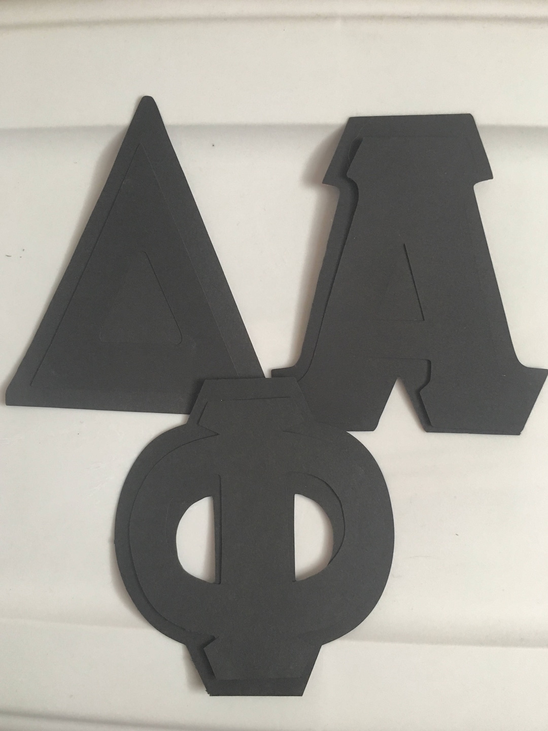 Traceable Greek Letter Stencils Set of 3 Reusable Letters Etsy