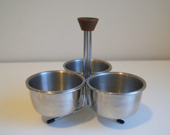 Dänische moderne Gewürz Caddy / Trio