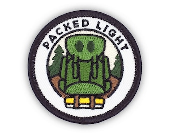 Adulting Merit Badge Embroidered Iron-On Patch (Packed Light) Designed For Life's Noteworthy Achievements