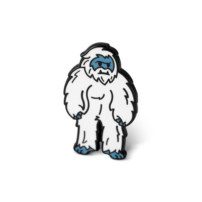 Yeti Grumpy Abominable Snowman Hard Enamel Lapel Pin - Etsy