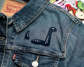 Loch Ness Monster Nessie Iron-On Patch