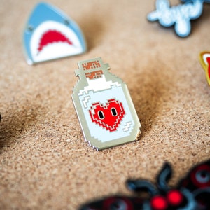 8-Bit Love Potion Hard Enamel Lapel Pin