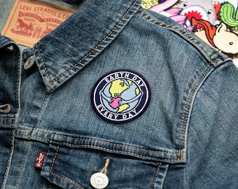 Earth Day Every Day Embroidered Iron-On Patch