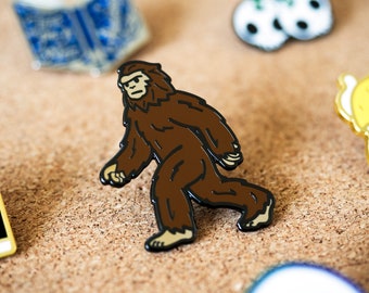 Bigfoot Sasquatch Hard Enamel Lapel Pin