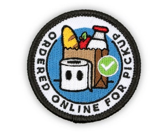 Adulting Merit Badge Embroidered Iron-On Patch (Ordered Online for Pickup) Designed For Life's Noteworthy Achievements