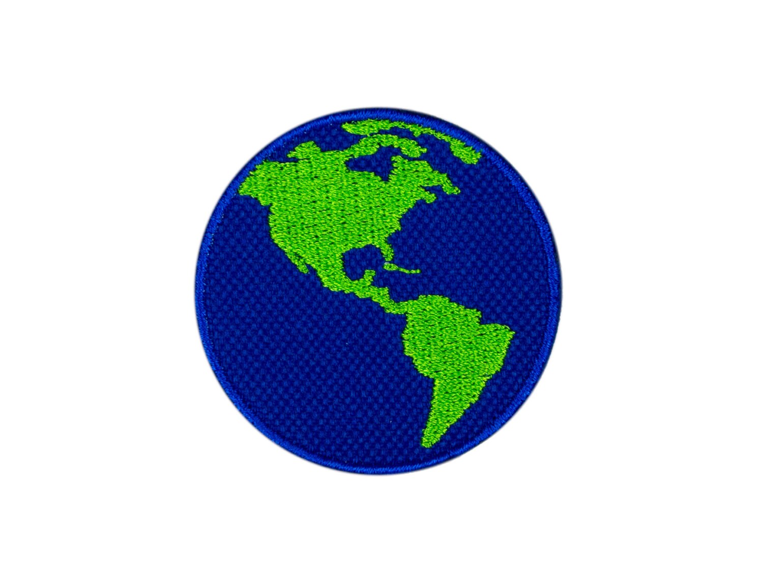 Earth Globe Americas Emoji Embroidered Iron On Patch FREE Etsy