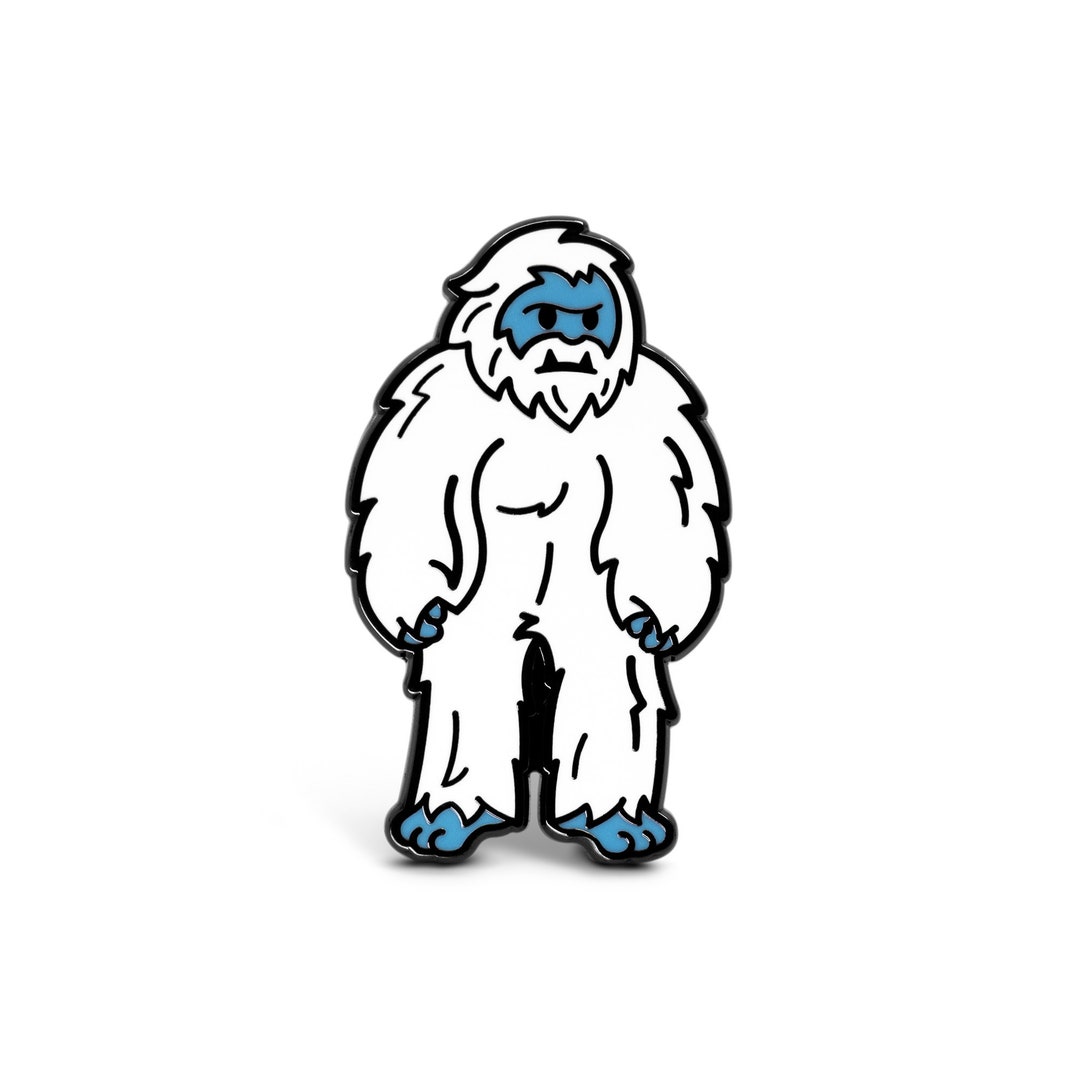 Yeti Grumpy Abominable Snowman Hard Enamel Lapel Pin - Etsy