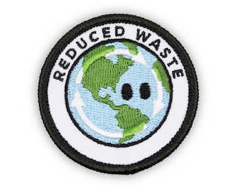 Adulting Merit Badge Embroidered Iron-On Patch (Reduced Waste) Designed For Life's Noteworthy Achievements
