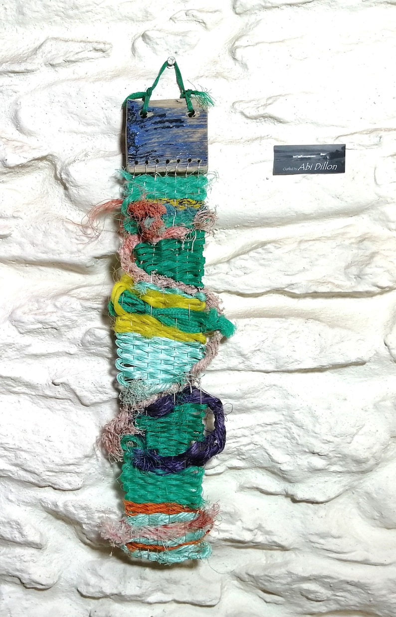 Ocean Plastic Wall Decor Recycled Art by Abi Dillon Etsy