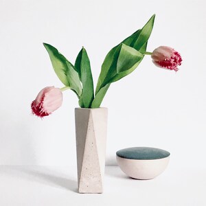 Beton Vase geometrisch afbeelding 5