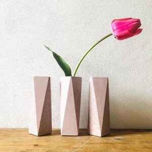 Beton Vase geometrisch afbeelding 7