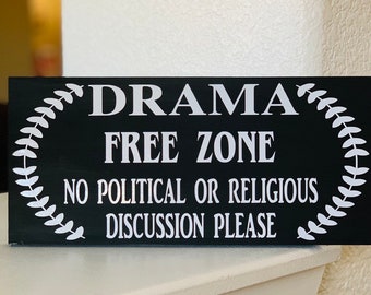 Drama Free Zone Etsy