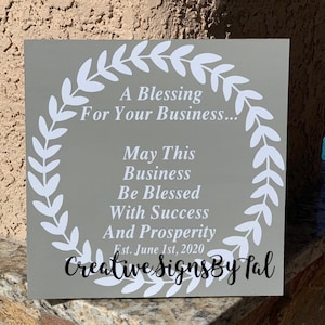 A Blessing for a New Business.A great gift for any business owner/Perfect for any new business owner 2024/Boss Lady/Entrepreneur 2024