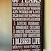 80 Year Old Wood Sign... An amazing gift for your loved ones for any age