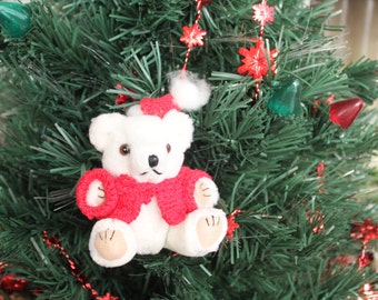 Teddy bear ornament | Etsy