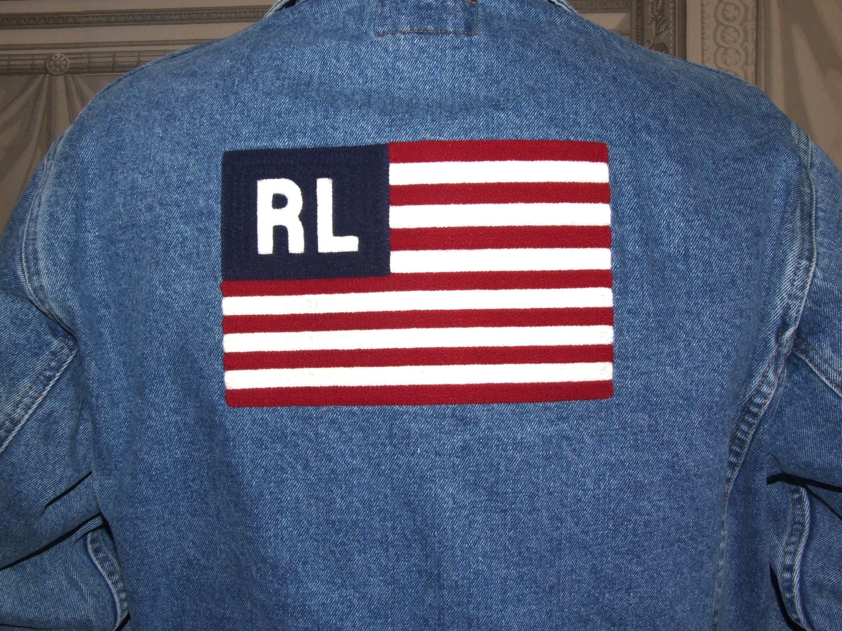 RALPH LAUREN Polo Sport Co Authentic Vintage Size M Blue Jeans