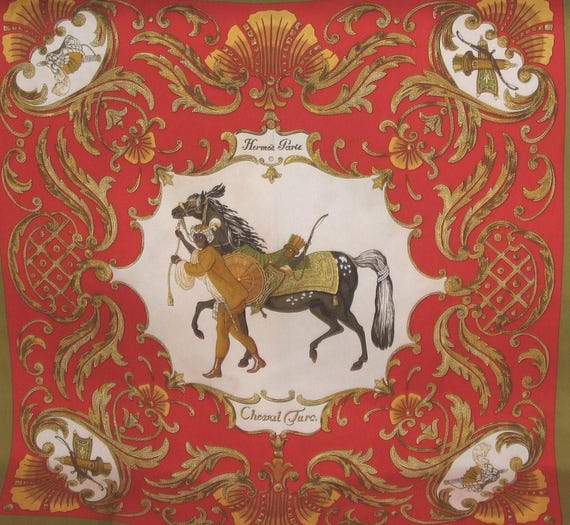 HERMES PARIS - Cheval Turc. - Made in France - Authentic - Vintage