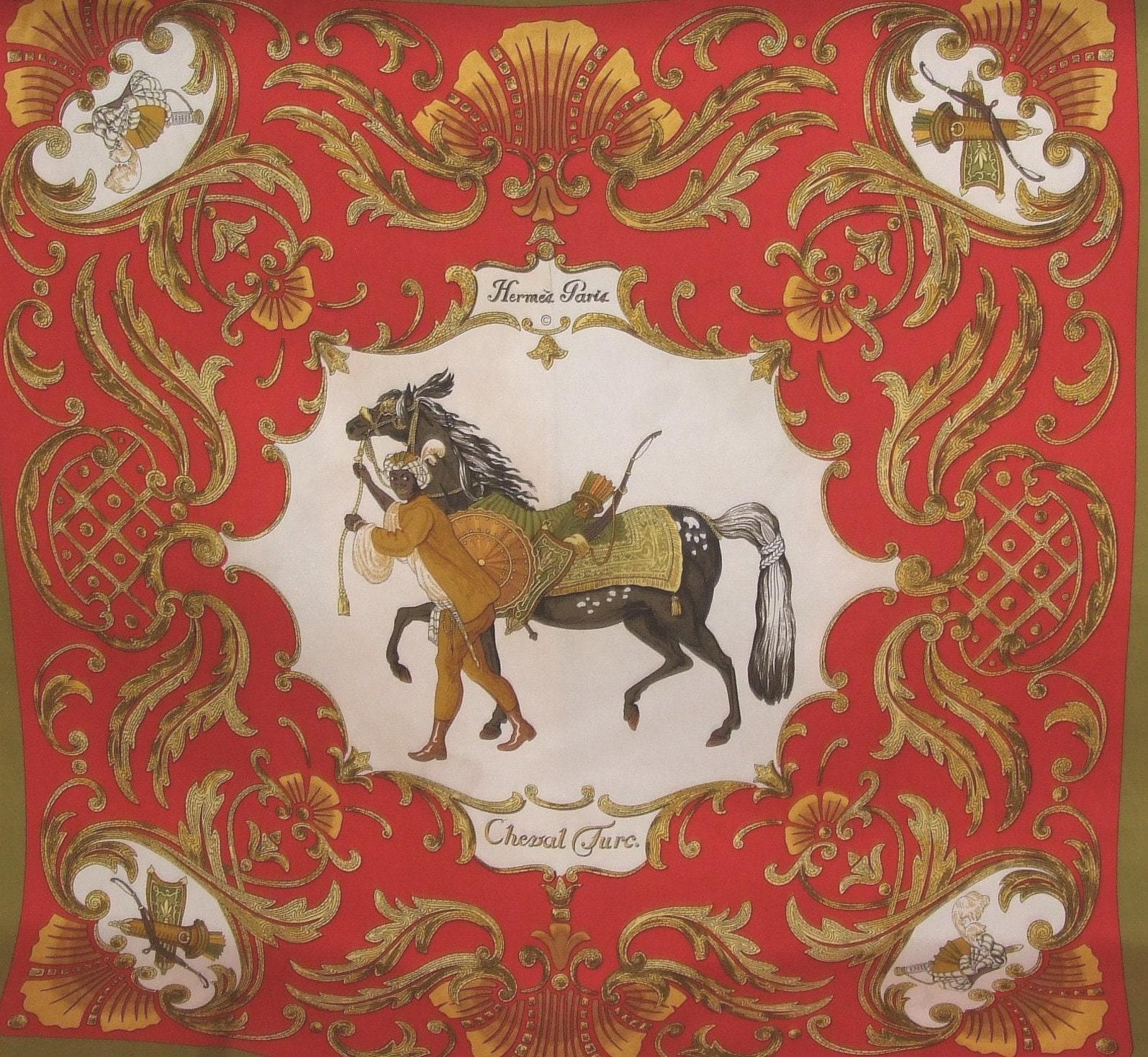 A483 【アーカイブ】エルメス カレ45 ミニスカーフ Cheval Turc A483 【アーカイブ】エルメス カレ45 ミニスカーフ Cheval Turc