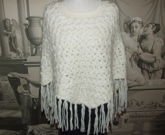 AMAZING Polish Folk Vintage c.80s Handmade Crochet