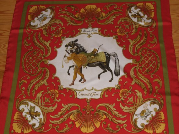 HERMES Scarf Carre 90 Silk100 