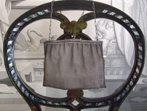 MUSEUM PURSE BAG! Amazing Antique c.1920s Handmad… - image 2