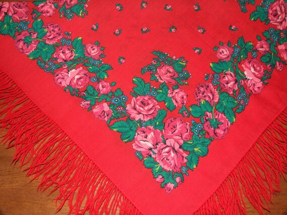 LOVELY! Polish Folk Cracovian Vintage Floral Moti… - image 4