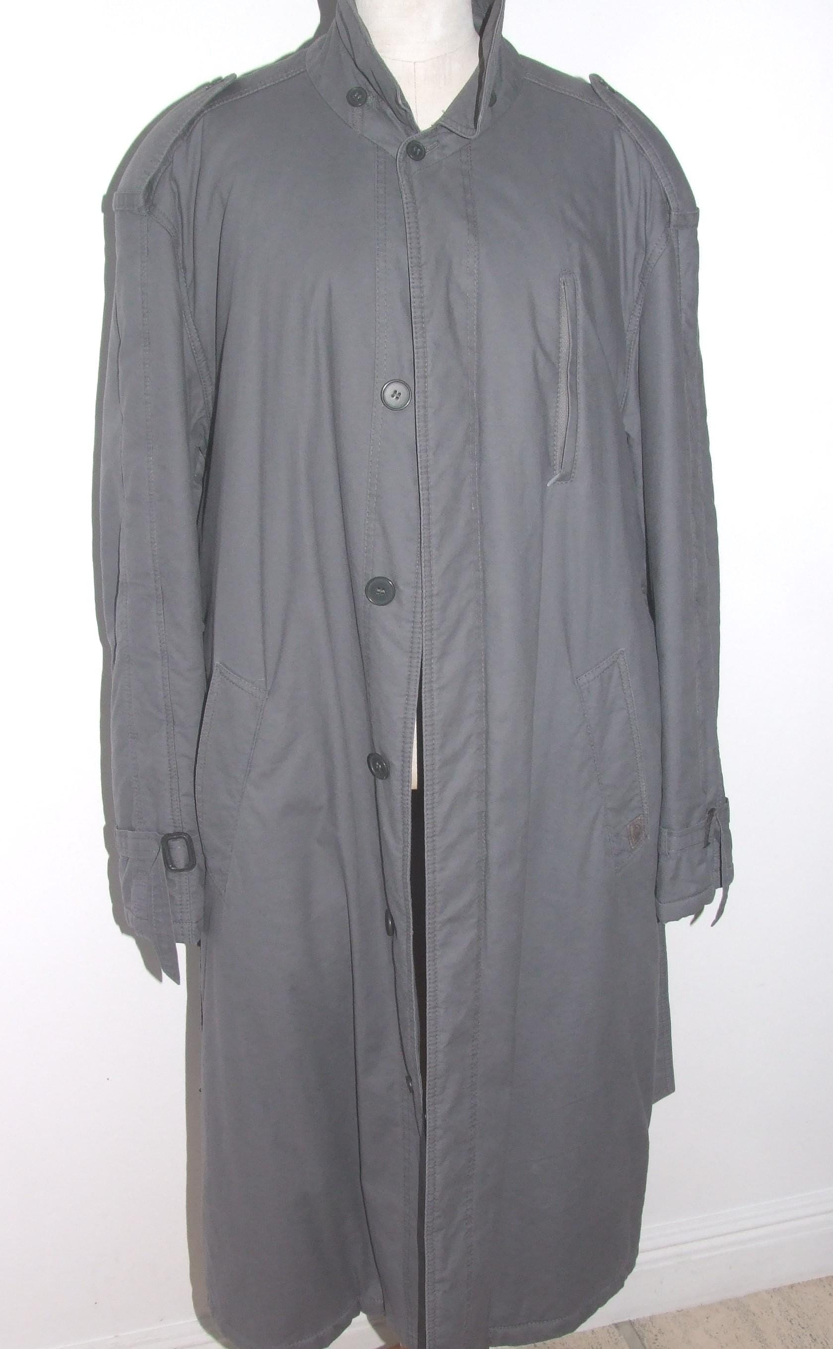 BUGATTI Retro Sport Vintage Gray Men's Trench/ BUGATTI L/52 Classy