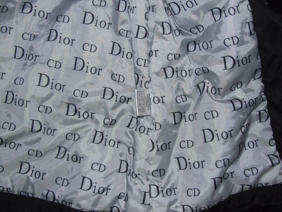 Buy CHRISTIAN DIOR! Paris Made in France, Vintage, Black Cotton  