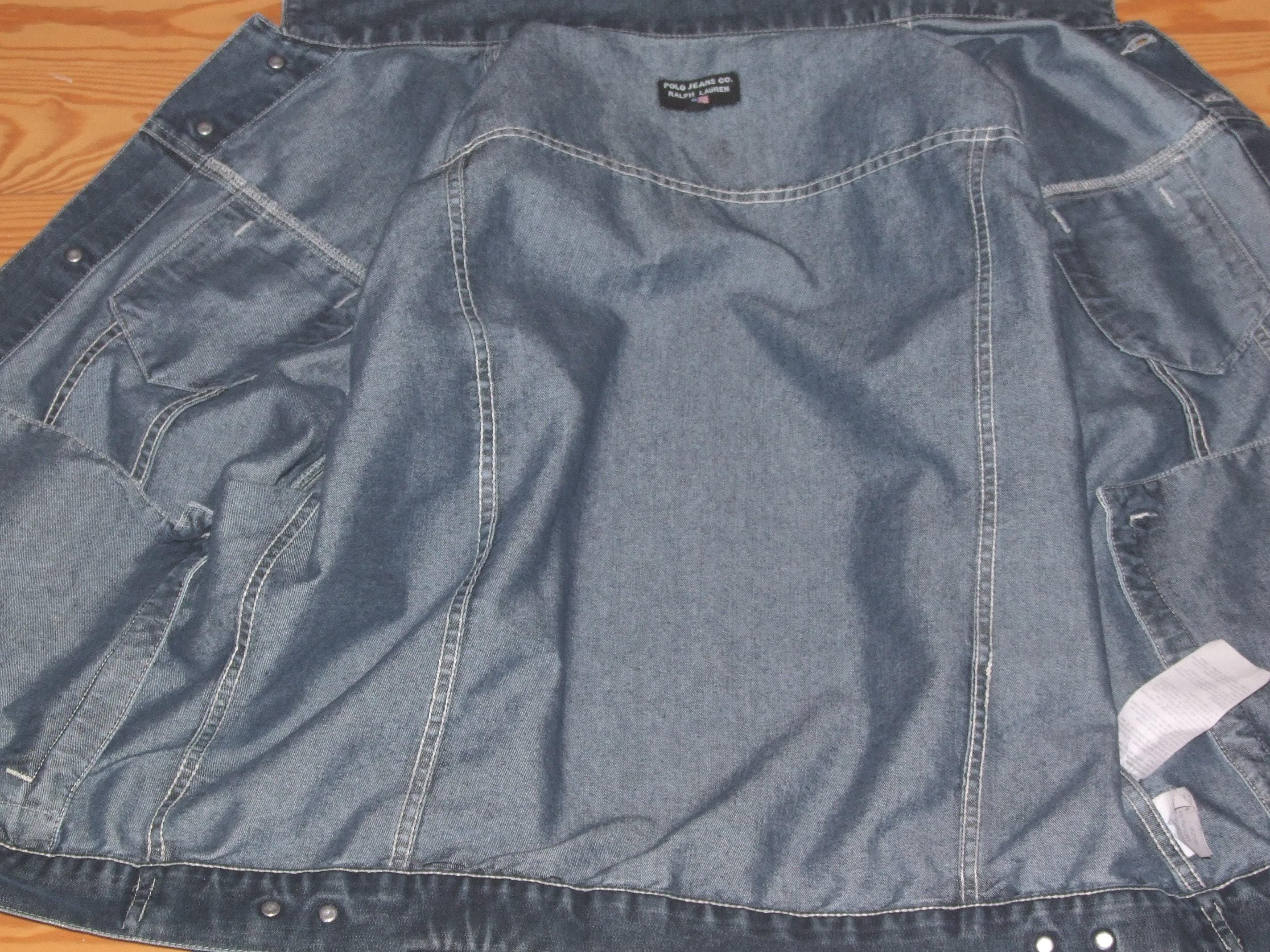 ジャケット　POLO JEANS CO. RALPH LAUREN Polo Jeans Co Denim Jacket Women's XS Lydia Distressed Ralph