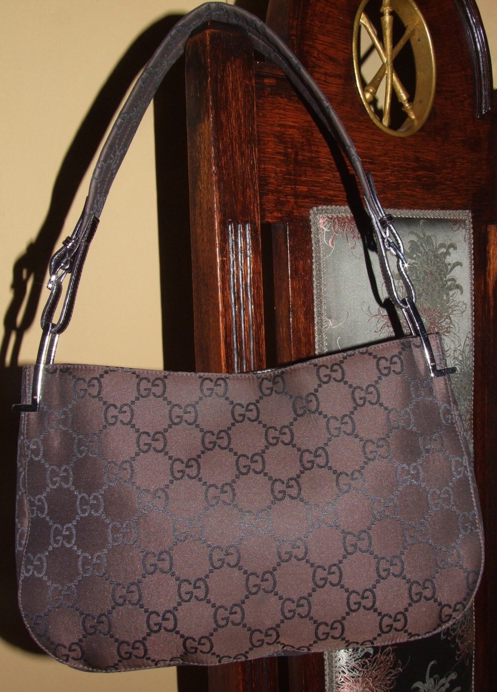 gucci monogram bag vintage