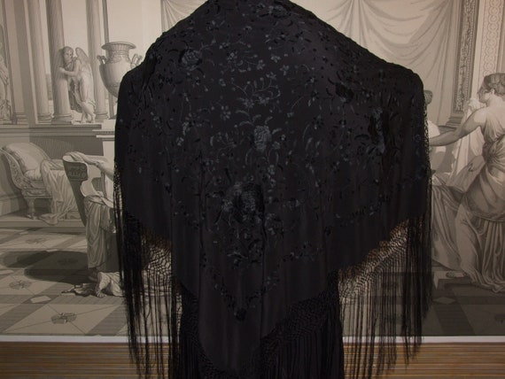 FABULOUS SCARF!/Antique c.1930s Intricate Piano H… - image 8