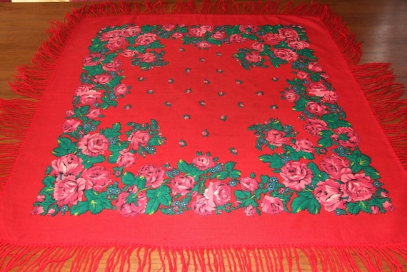 LOVELY! Polish Folk Cracovian Vintage Floral Moti… - image 1