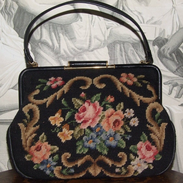 Needlepoint Handbag Etsy