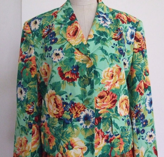 Kenzo Jungle 90s Floral Printed T Shirt Gem