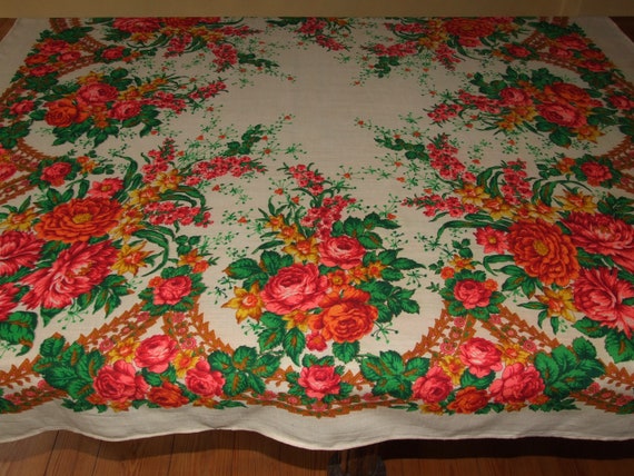 FABULOUS! Vintage Polish Folk Colorful Floral Des… - image 6