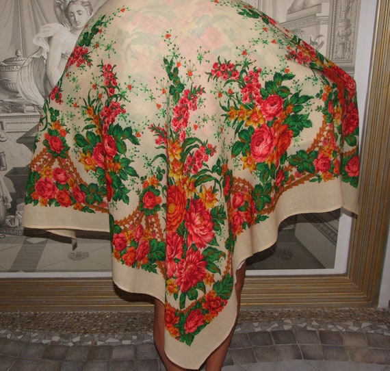 FABULOUS! Polish Folk Vintage c.80s Colorful Flora