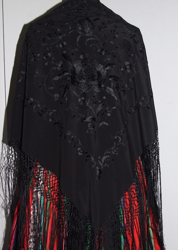 FABULOUS SCARF!/Antique c.1930s Intricate Piano H… - image 2