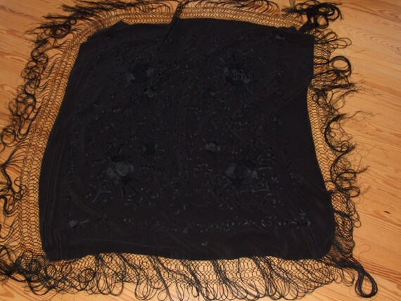 FABULOUS SCARF!/Antique c.1930s Intricate Piano H… - image 7