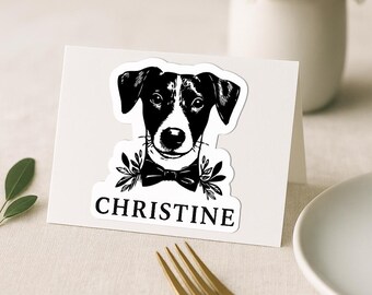 Custom Pet Sticker, Dog Cat Digital Drawing Sticker, Pet Drawing from photo, Personalized Pet Portrait Sticker, Dog portrait