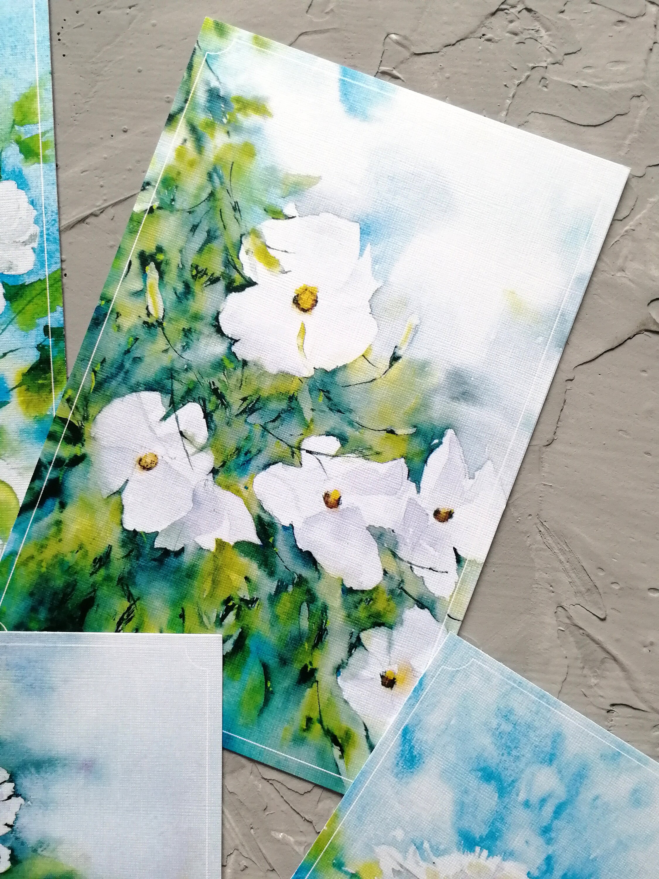 Postcard Set Art postcards Floral watercolor postcards pack Etsy