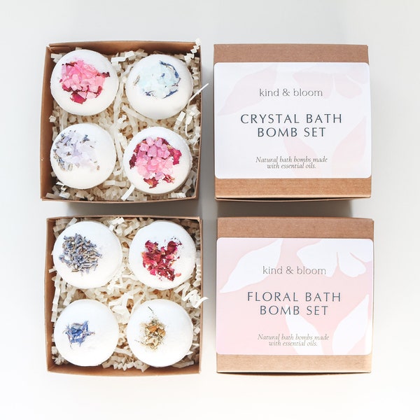 Bath Bomb Gift Set of Two, Bath Bomb Mini Gift Set, Bath Fizzie Set, Mini Bath Bombs, Bath Bomb Set, Spa Gift Set, Bath Sets, Bath Bomb Gift