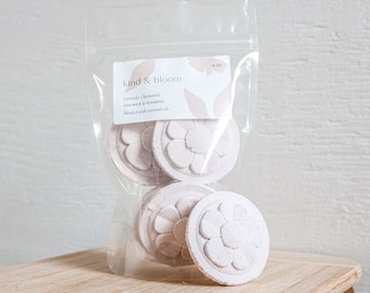Lavender Chamomile Shower Steamer, Calming Shower Bombs, Shower Steamer Gift