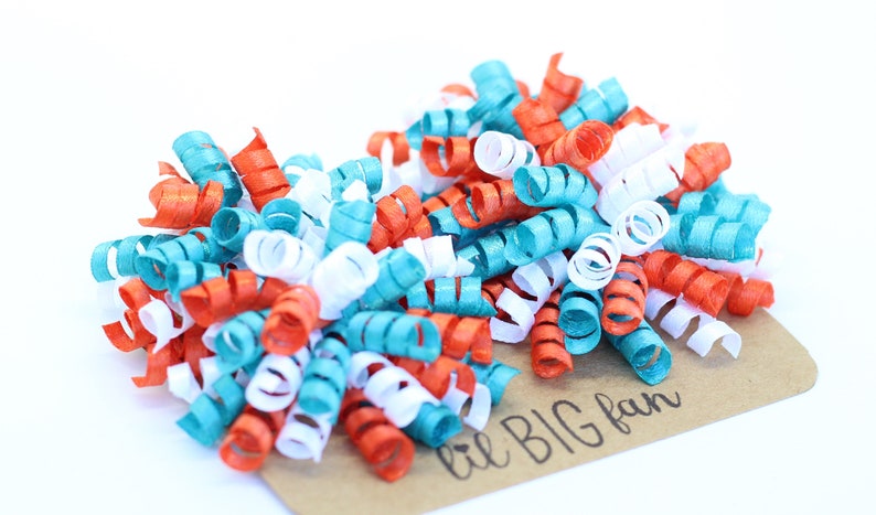 Miami Dolphins Toddler Hair Bow Set Teal or Orange