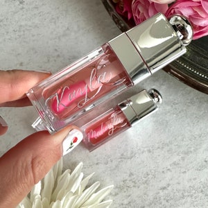 Brillo de labios o rímel grabado personalizado / Regalo de propuesta de dama de honor
