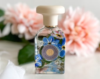 Perfume Bottle Painting | Painted Fragrance | Wedding Day Of Gift to Mom | Bridal Party Gift | Mother's Day | Mother of the Bride