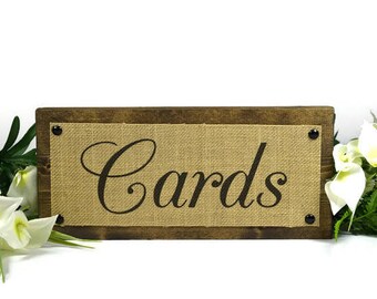 Card box sign | Etsy