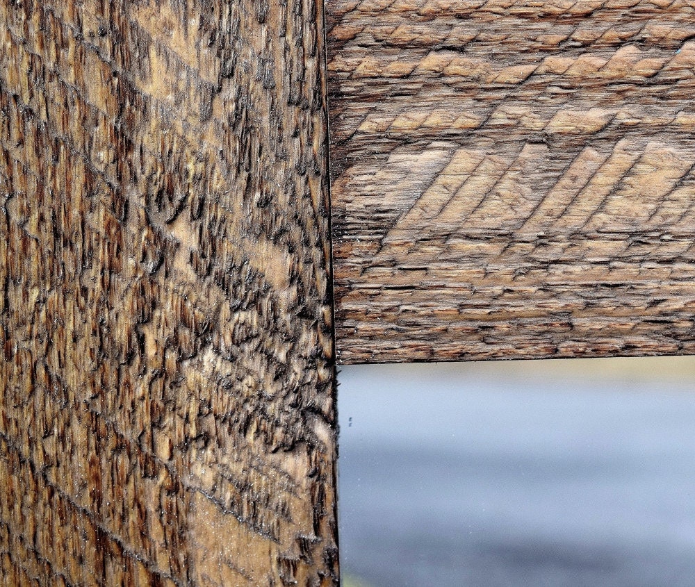 Espejos de baño hechos con madera recuperada real Espejos de | Etsy