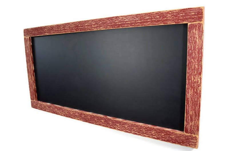 Long Chalkboard Kitchen Chalkboard Kids Chalkboard -White Chalkboard Playroom Chalk Large Chalkboard Large White Framed Chalkboard